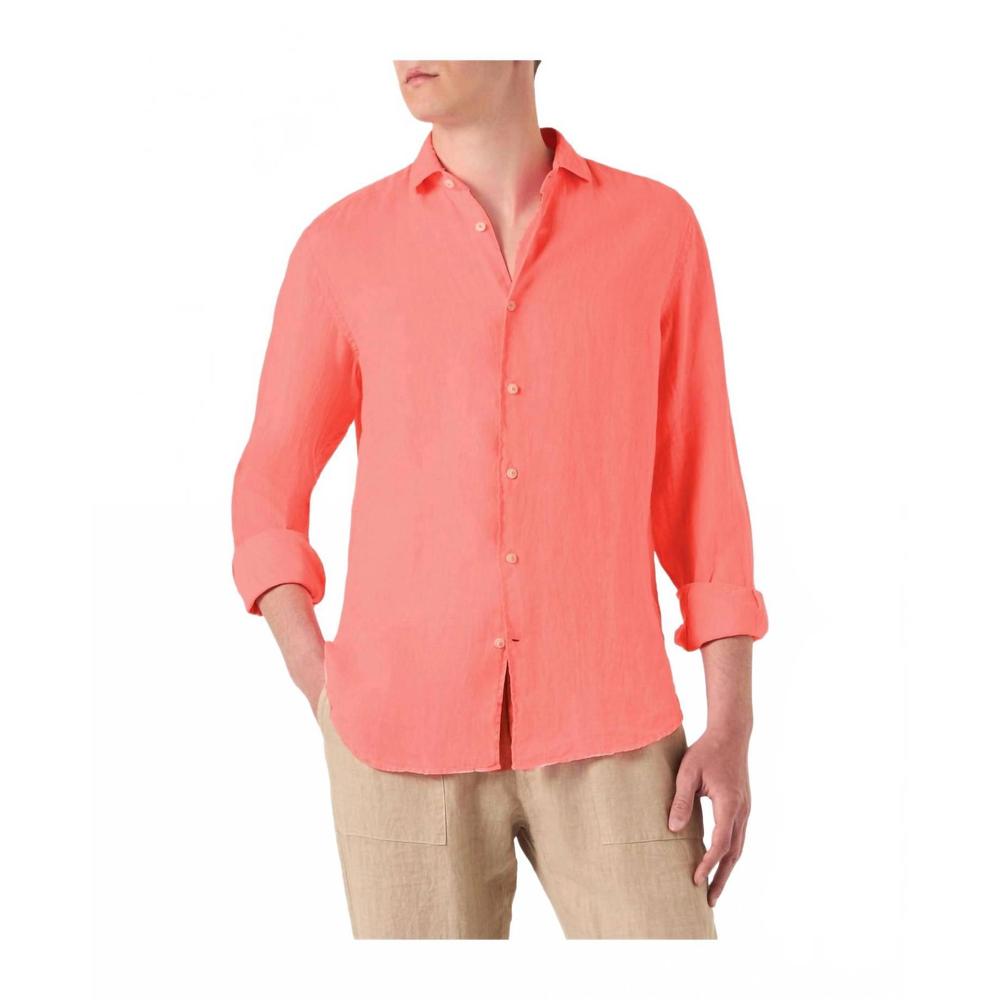 NEW MC2 SAINT BARTH pamplona shirt in fluo red